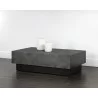 Sunpan Blakely Coffee Table in Gunmetal - Lifestyle - Sunpan Blakely Coffee Table in Gunmetal - Lifestyle