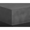 Sunpan Blakely Coffee Table in Gunmetal - Edge Close-up - Sunpan Blakely Coffee Table in Gunmetal - Edge Close-up
