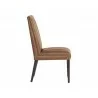 Heath Dining Chair - Marseille Camel Leather - Side Angle - Heath Dining Chair - Marseille Camel Leather - Side Angle
