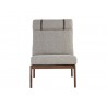Sunpan Elanor Lounge Chair Front Altro Cappuccino - Front Angle