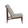Sunpan Elanor Lounge Chair Front Altro Cappuccino - Side Angle