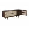 Sunpan Akita Sideboard - One Cabinet Opened - Sunpan Akita Sideboard - One Cabinet Opened