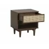 Sunpan Akita Nightstand - Drawer Opened - Sunpan Akita Nightstand - Drawer Opened