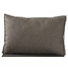 Breida Modern and Contemporary Dark Grey Fabric Upholstered and Light Grey Finish - Pillow Detail