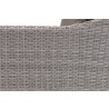 Breida Modern and Contemporary Dark Grey Fabric Upholstered and Light Grey Finish - Rattan Close-Up