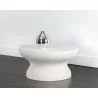 Sunpan Cara Coffee Table In White - Lifestyle - Sunpan Cara Coffee Table In White - Lifestyle