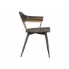  Sunpan Demi Dining Chair in Dark Brown - Side