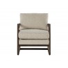 Sunpan Catalano Lounge Chair in Graph Fog - Front Angle