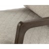 Sunpan Catalano Lounge Chair in Graph Fog - Arm Close-up