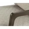 Sunpan Catalano Lounge Chair in Graph Fog - Arm Close-up - Sunpan Catalano Lounge Chair in Graph Fog - Arm Close-up
