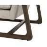 Sunpan Catalano Lounge Chair in Graph Fog - Leg Frame Close-up - Sunpan Catalano Lounge Chair in Graph Fog - Leg Frame Close-up