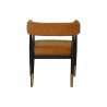 Sunpan Callem Dining Armchair In Danny Amber - Back View