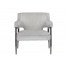 Sunpan Derome Lounge Chair in Polo Club Stone - Front