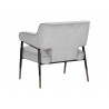 Sunpan Derome Lounge Chair in Polo Club Stone - Back Angle