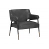 Sunpan Derome Lounge Chair in Bravo Portabella - Angled