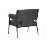 Sunpan Derome Lounge Chair in Bravo Portabella - Back Angle