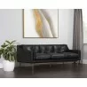  Sunpan Benton Sofa in Behike Ebony Leather - Lifestyle -  Sunpan Benton Sofa in Behike Ebony Leather - Lifestyle