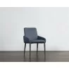 Sunpan Carlo Dining Armchair In Black And Dillon Thunder - Lifestyle - Sunpan Carlo Dining Armchair In Black And Dillon Thunder - Lifestyle