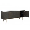Sunpan Briar Sideboard Dark Brown Open