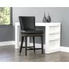 Sunpan Alister Counter Stool in Bravo Black / Abbington Black - Lifestyle - Sunpan Alister Counter Stool in Bravo Black / Abbington Black - Lifestyle