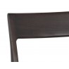 Sunpan Bondi Dining Chair in Walnut - Seat Back