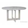 Sunpan Cypher Dining Table Top in Marble Look And Grey