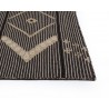 Sunpan Asana Hand-woven Rug in Black / Tan - 5' X 8' - Design Detail