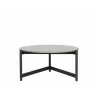 Sunpan Amalfi Coffee Table In Natural - Small - Front View - Sunpan Amalfi Coffee Table In Natural - Small - Front View