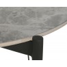 Sunpan Amalfi Coffee Table In Natural - Small - Tabletop Edge