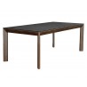 Sunpan Claire Extension Dining Table - 78.75" To 94.5" - Angled