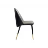 Sunpan Klein Dining Chair in Dillon Stratus / Dillon Black - Side View - Sunpan Klein Dining Chair in Dillon Stratus / Dillon Black - Side View