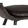 Sunpan Capaldi Dining Chair In Nono Shitake - Seat Close-up - Sunpan Capaldi Dining Chair In Nono Shitake - Seat Close-up