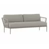 Sunpan Catania Sofa In Dark Grey And Copacabana Grey - Angled - Sunpan Catania Sofa In Dark Grey And Copacabana Grey - Angled