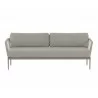 Sunpan Catania Sofa In Dark Grey And Copacabana Grey - Front - Sunpan Catania Sofa In Dark Grey And Copacabana Grey - Front