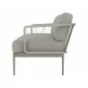 Sunpan Catania Sofa In Dark Grey And Copacabana Grey - Side - Sunpan Catania Sofa In Dark Grey And Copacabana Grey - Side