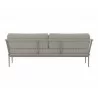 Sunpan Catania Sofa In Dark Grey And Copacabana Grey - Back View - Sunpan Catania Sofa In Dark Grey And Copacabana Grey - Back View