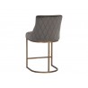 Sunpan Florence Counter Stool Piccolo Pebble - Back Side Angle