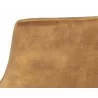 Sunpan Aletta Lounge Chair in Nono Tapenade Gold - Seat Back Close-up - Sunpan Aletta Lounge Chair in Nono Tapenade Gold - Seat Back Close-up