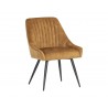 Sunpan Chardon Dining Chair in Tapenade Gold - Angled