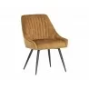Sunpan Chardon Dining Chair in Tapenade Gold - Angled - Sunpan Chardon Dining Chair in Tapenade Gold - Angled