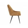 Sunpan Chardon Dining Chair in Tapenade Gold - Side - Sunpan Chardon Dining Chair in Tapenade Gold - Side