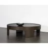 Brunetto Coffee Table - Large - Dark Brown - Lifestyle - Brunetto Coffee Table - Large - Dark Brown - Lifestyle