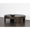 Sunpan Brunetto Coffee Table Large Brown - Lifestyle