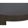 Sunpan Brunetto Coffee Table Large Brown - Closeup Angle