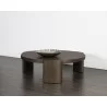 Sunpan Alouette Coffee Table in Dark Brown - Lifestyle - Sunpan Alouette Coffee Table in Dark Brown - Lifestyle