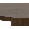Sunpan Alouette Coffee Table in Dark Brown - Table Edge - Sunpan Alouette Coffee Table in Dark Brown - Table Edge