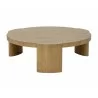 Sunpan Alouette Coffee Table in Aged Oak - Front View - Sunpan Alouette Coffee Table in Aged Oak - Front View
