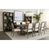 Sunpan Aurelia Dining Chair in Ash Grey and Linoso Ivory - Lifestyle - Sunpan Aurelia Dining Chair in Ash Grey and Linoso Ivory - Lifestyle