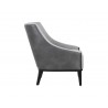 Sunpan Aurora Lounge Chair in Polo Club Stone / Overcast Grey - Side