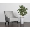 Sunpan Aurora Lounge Chair in Polo Club Stone / Overcast Grey - Lifestyle